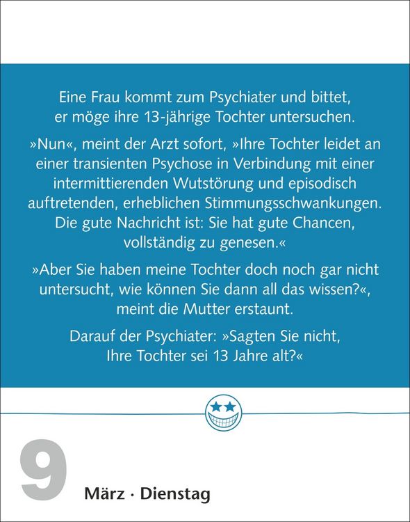 Produktbild: Beste Witze Tagesabrei&szlig;kalender 2027