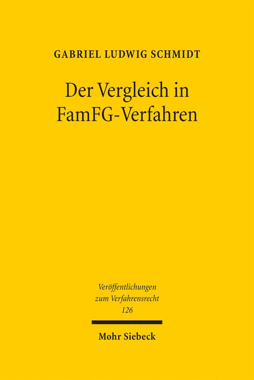 Produktbild: Der Vergleich in FamFG-Verfahren