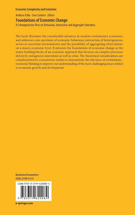 Produktbild: Foundations of Economic Change