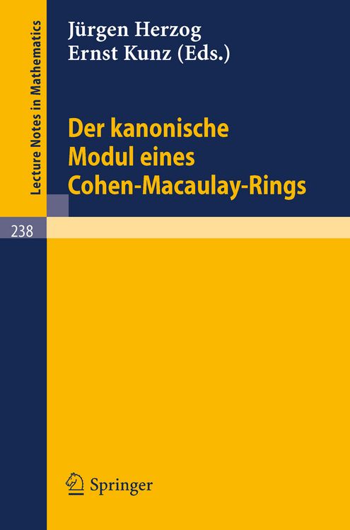 Produktbild: Der kanonische Modul eines Cohen-Macaulay-Rings