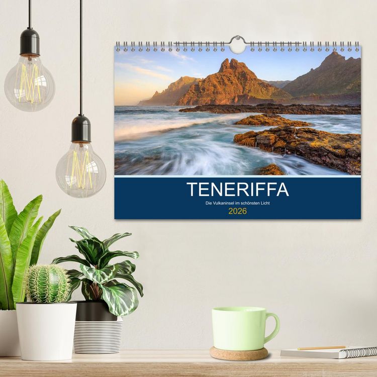 Produktbild: Teneriffa - Die Vulkaninsel im sch&ouml;nsten Licht (Wandkalender 2026 DIN A4 quer), CALVENDO Monatskalender