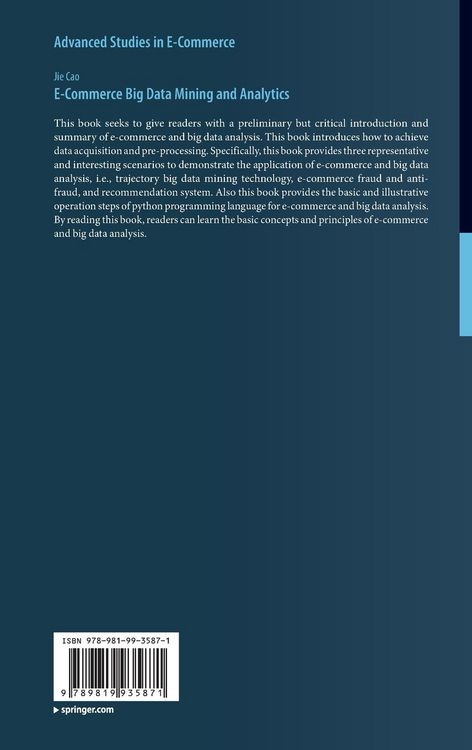 Produktbild: E-Commerce Big Data Mining and Analytics