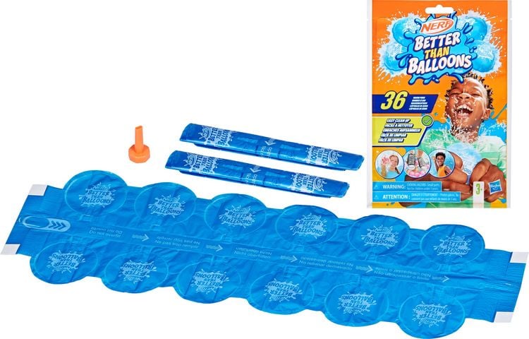 Produktbild: Hasbro F90075L4 - Nerf Better Than Balloons, 36 Wasserkapseln