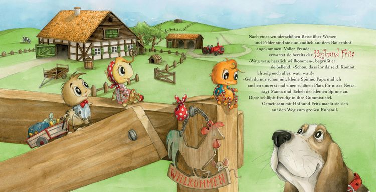 Produktbild: Die kleine Spinne Widerlich - Ferien auf dem Bauernhof Pappbilderbuch