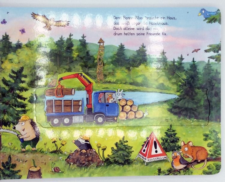 Produktbild: Benno Bibers Baustelle. Alle packen an, mit Bagger, LKW und Kran