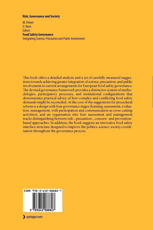 Produktbild: Food Safety Governance
