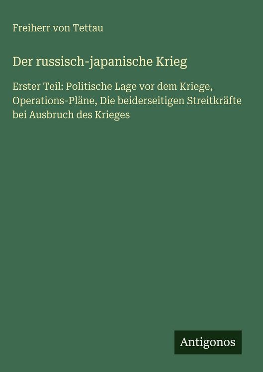 Produktbild: Der russisch-japanische Krieg