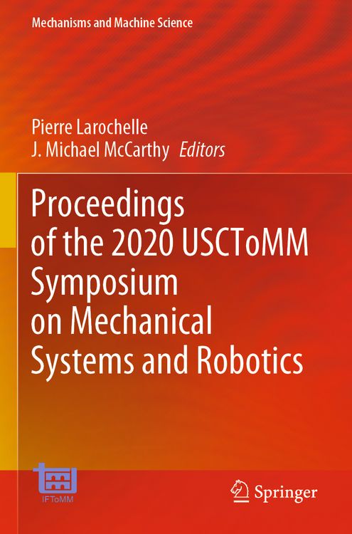 Produktbild: Proceedings of the 2020 USCToMM Symposium on Mechanical Systems and Robotics