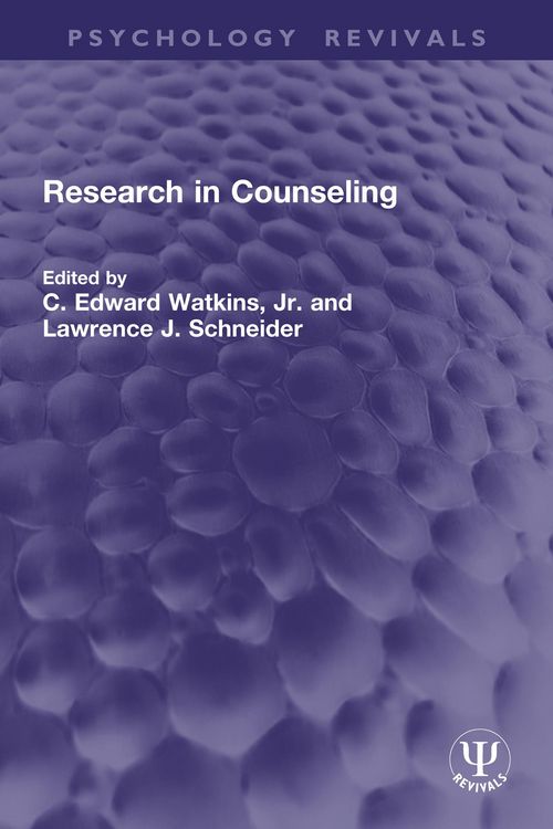 Produktbild: Research in Counseling