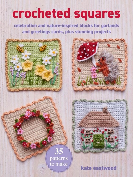 Produktbild: Crocheted Squares: 35 patterns to make