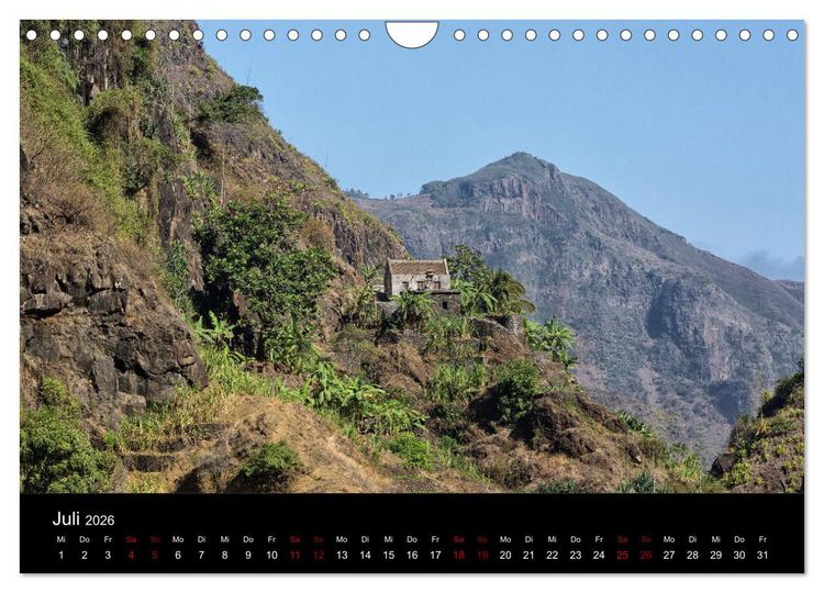 Produktbild: Santo Antao, Perle der Kapverden (Wandkalender 2026 DIN A4 quer), CALVENDO Monatskalender