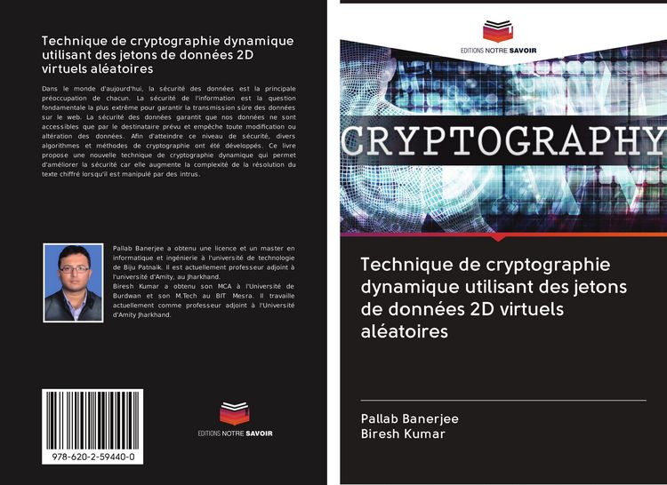 Produktbild: Technique de cryptographie dynamique utilisant des jetons de donn&eacute;es 2D virtuels al&eacute;atoires