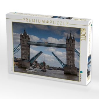 Produktbild: CALVENDO Puzzle Towerbridge | 1000 Teile Lege-Gr&ouml;&szlig;e 64x48cm Foto-Puzzle f&uuml;r gl&uuml;ckliche Stunden