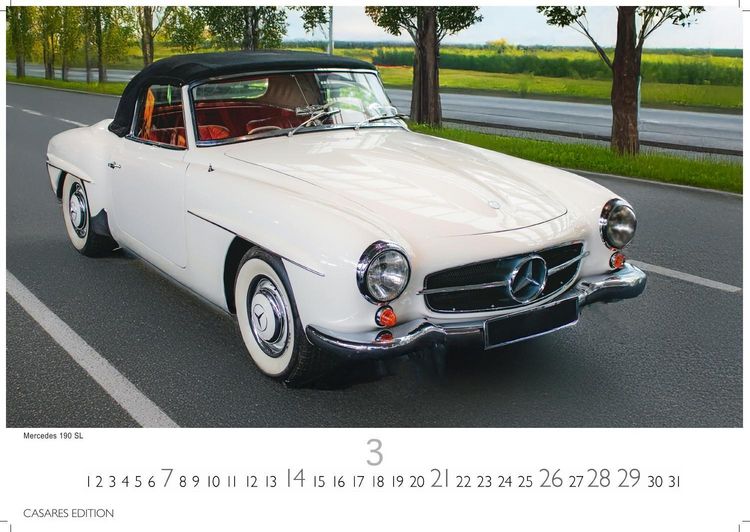 Produktbild: Mercedes Classic Cars Kalender 2027 &ndash; Wandkalender | Fotokalender Oldtimer 35x50cm Gro&szlig;format - Mercedes Oldtimer - Eleganz & Geschichte im Kalenderformat.