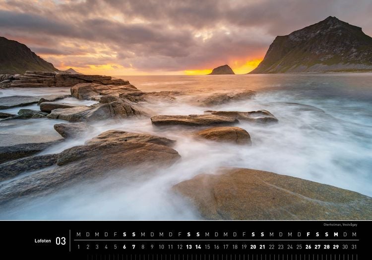Produktbild: Lofoten Premiumkalender 2027