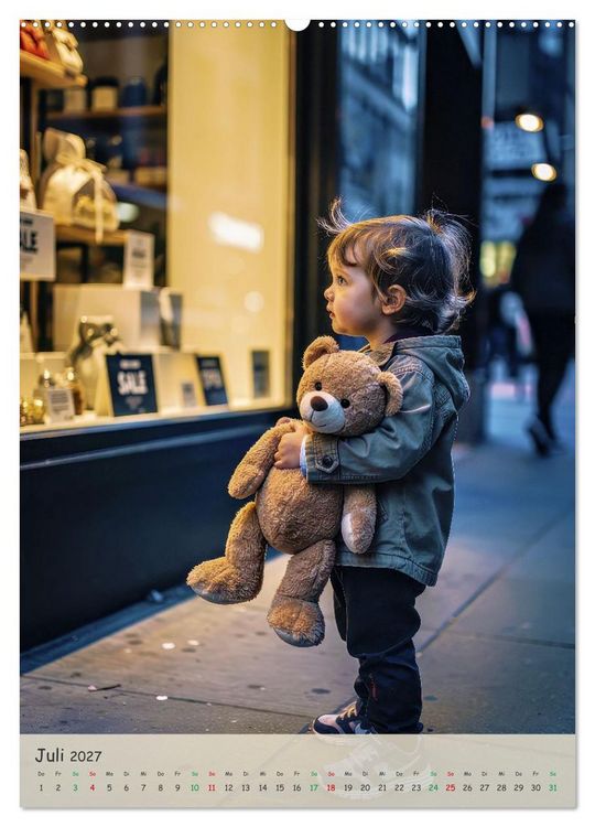 Produktbild: Mein liebster Teddy (Wandkalender 2027 DIN A2 hoch), CALVENDO Monatskalender
