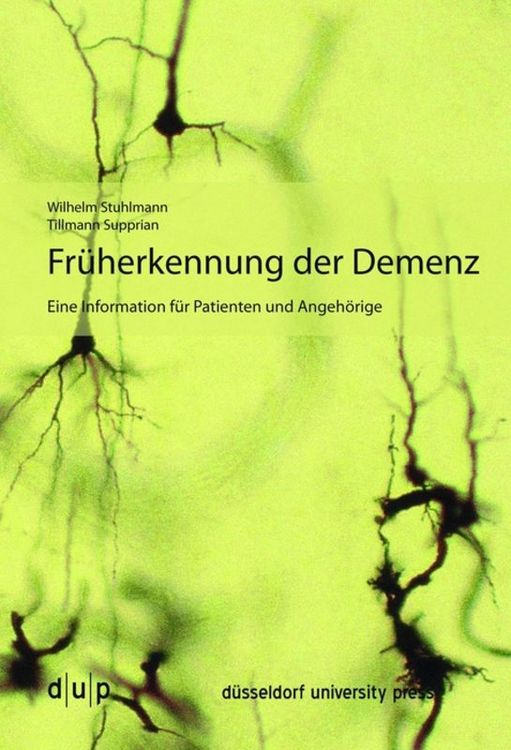 Produktbild: Fr&uuml;herkennung der Demenz