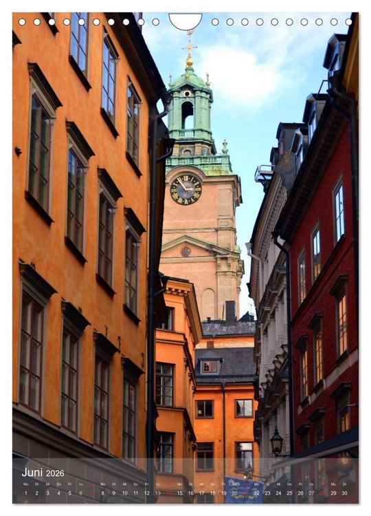 Produktbild: Stockholm - Stadtansichten (Wandkalender 2026 DIN A4 hoch), CALVENDO Monatskalender