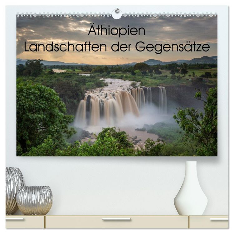 Produktbild: &Auml;thiopien Landschaften der Gegens&auml;tze (hochwertiger Premium Wandkalender 2026 DIN A2 quer), Kunstdruck in Hochglanz