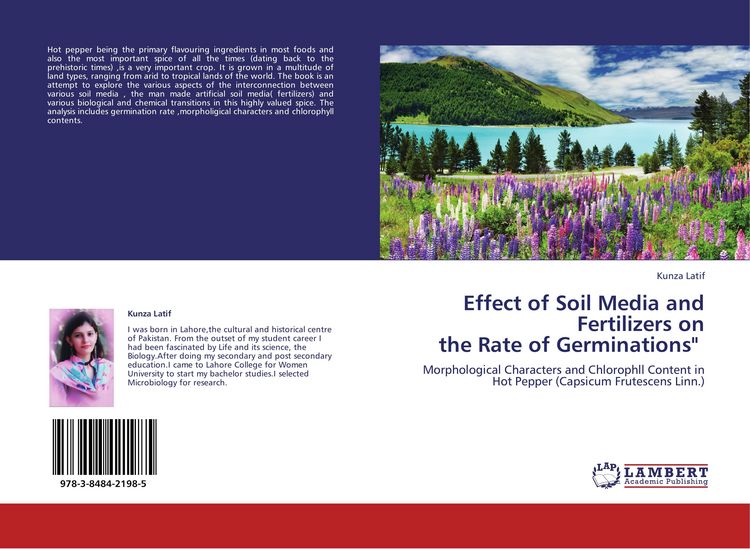 Produktbild: Effect of Soil Media and Fertilizers on the Rate of Germinations"