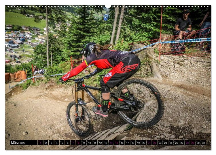 Produktbild: Women Downhill Racing (hochwertiger Premium Wandkalender 2026 DIN A2 quer), Kunstdruck in Hochglanz
