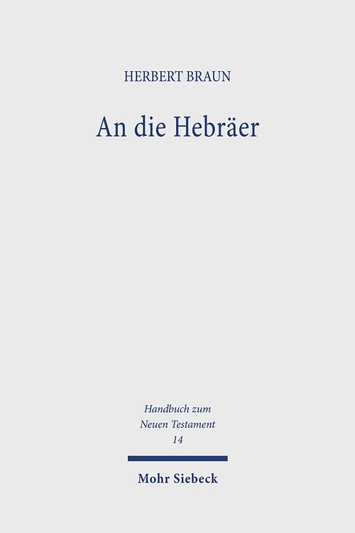 Produktbild: An die Hebr&auml;er