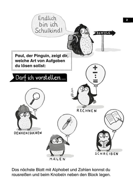 Produktbild: Mein superlustiger Sch&uuml;ler-R&auml;tselblock
