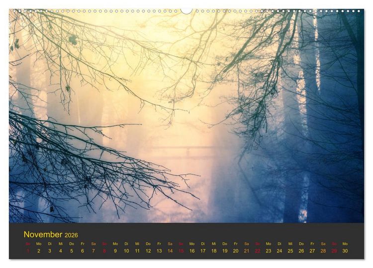 Produktbild: Morgend&auml;mmerung (Wandkalender 2026 DIN A2 quer), CALVENDO Monatskalender