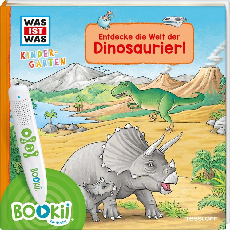 Produktbild: BOOKii&reg; WAS IST WAS Kindergarten Entdecke die Welt der Dinosaurier!