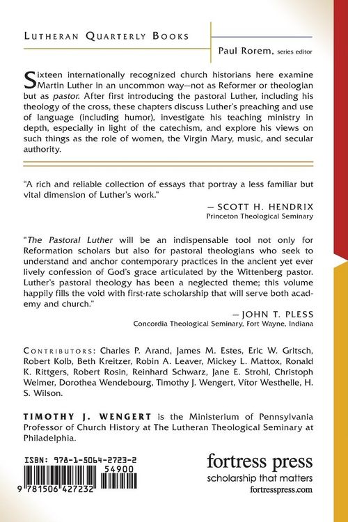 Produktbild: The Pastoral Luther