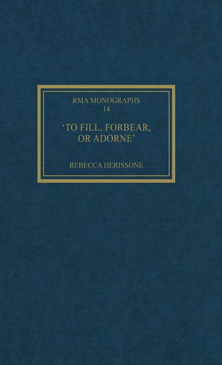Produktbild: 'To fill, forbear, or adorne'