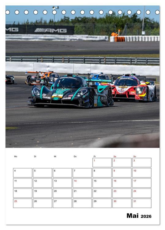 Produktbild: PROTOTYPE RACING am N&uuml;rburgring (Tischkalender 2026 DIN A5 hoch), CALVENDO Monatskalender