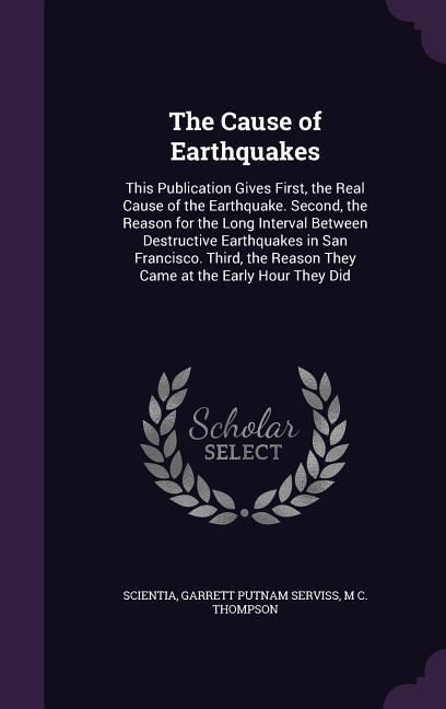 Produktbild: The Cause of Earthquakes