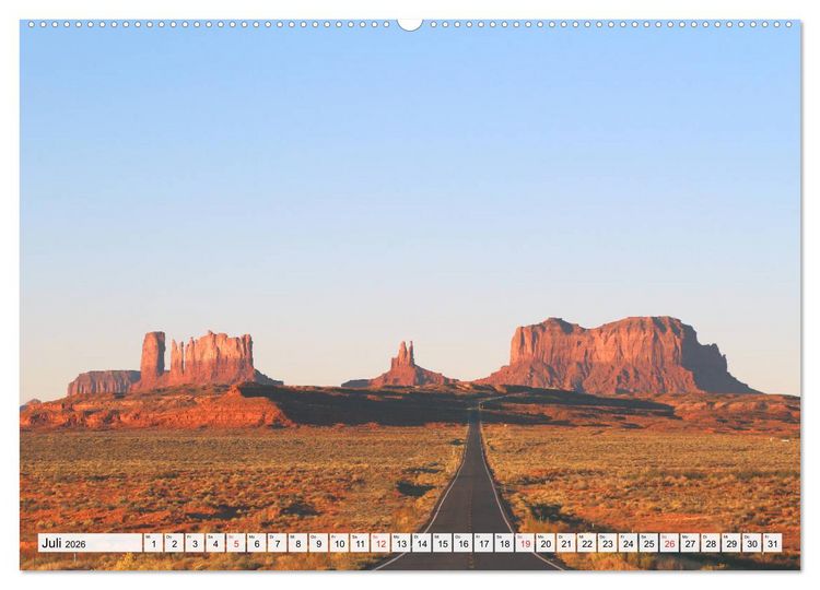 Produktbild: Naturwunder im Westen der USA (hochwertiger Premium Wandkalender 2026 DIN A2 quer), Kunstdruck in Hochglanz