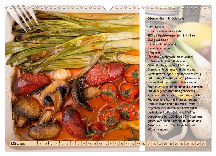 Produktbild: Low Carb 2.0 - Leichte Rezepte zum Selberkochen (Wandkalender 2026 DIN A3 quer), CALVENDO Monatskalender