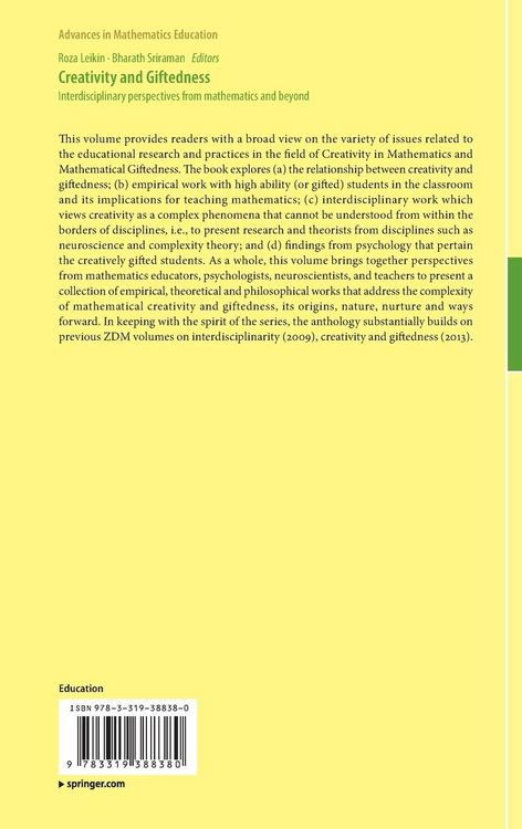 Produktbild: Creativity and Giftedness