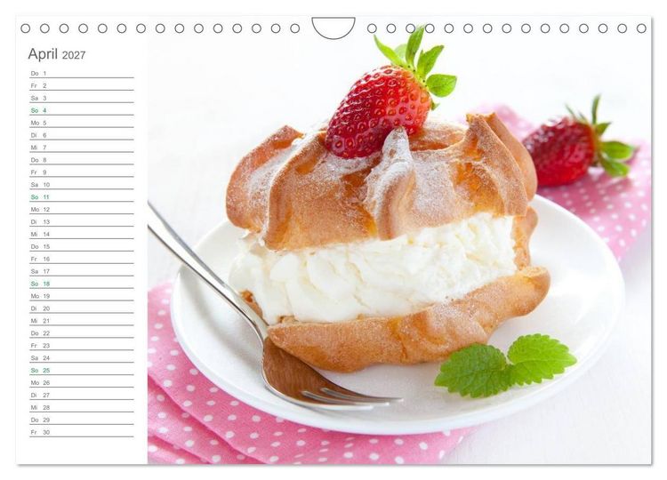 Produktbild: Mhhh... Kuchenzeit Mein K&uuml;chenplaner (Wandkalender 2027 DIN A4 quer), CALVENDO Monatskalender