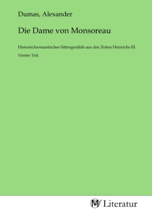 Produktbild: Die Dame von Monsoreau