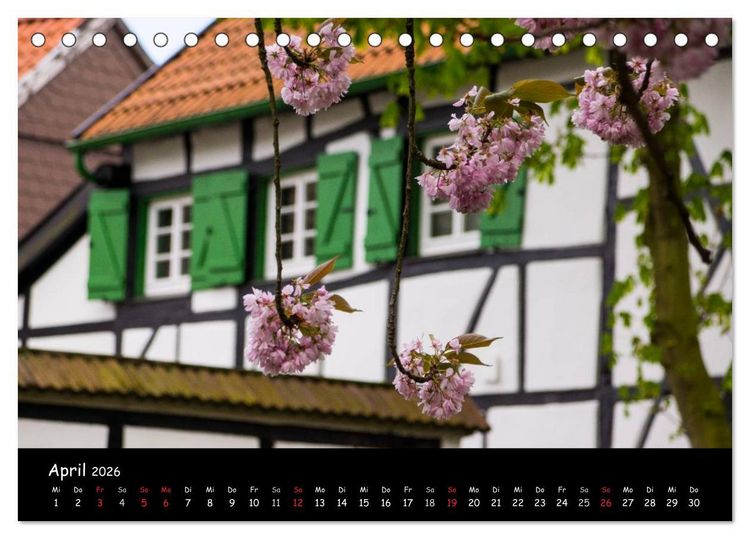 Produktbild: Altes Dorf Westerholt (Tischkalender 2026 DIN A5 quer), CALVENDO Monatskalender
