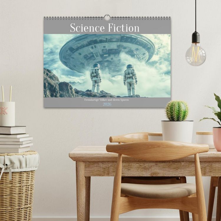 Produktbild: Science Fiction - Fremdartige V&ouml;lker und deren Spuren (Wandkalender 2026 DIN A3 quer), CALVENDO Monatskalender