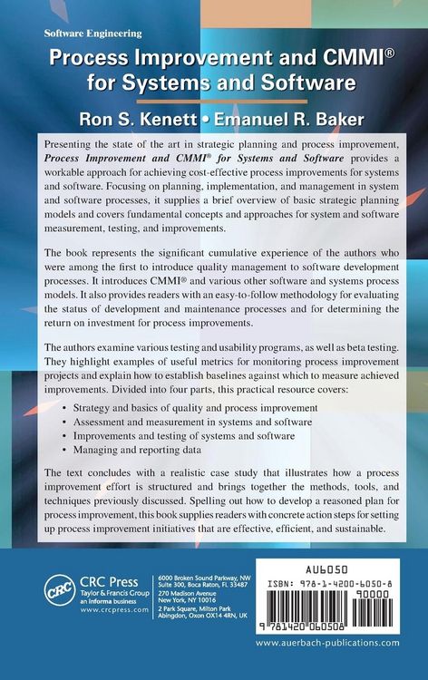 Produktbild: Process Improvement and CMMI for Systems and Software