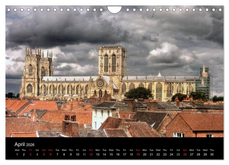 Produktbild: Anglican Cathedrals (Wall Calendar 2026 DIN A4 landscape), CALVENDO 12 Month Wall Calendar