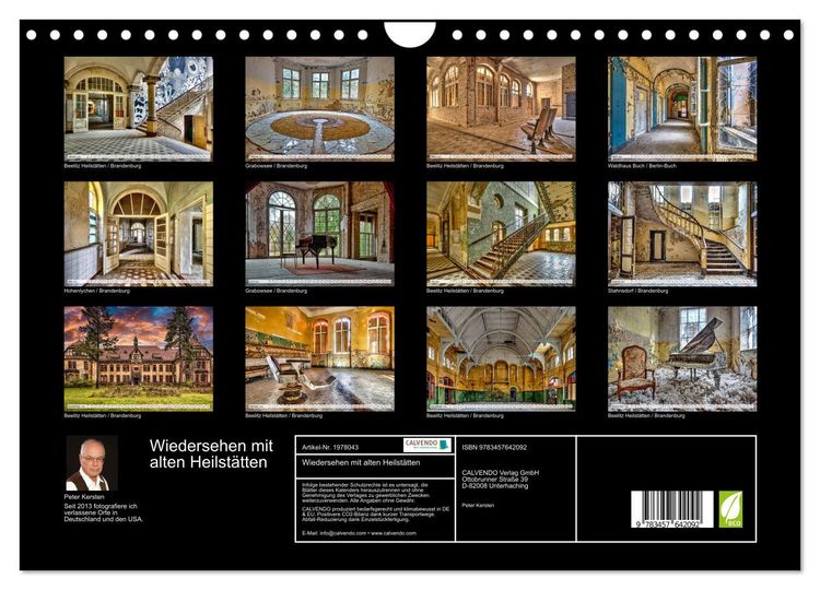 Produktbild: Wiedersehen mit alten Heilst&auml;tten (Wandkalender 2026 DIN A4 quer), CALVENDO Monatskalender