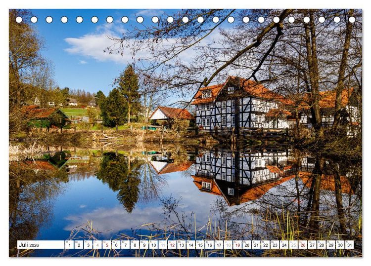 Produktbild: Mein sch&ouml;nes Herleshausen (Tischkalender 2026 DIN A5 quer), CALVENDO Monatskalender