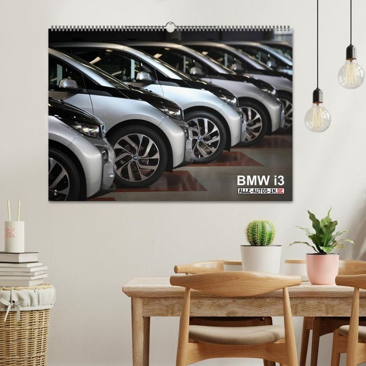 Produktbild: BMW i3 (Wandkalender 2027 DIN A2 quer), CALVENDO Monatskalender