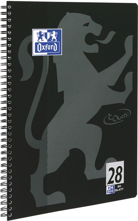 Produktbild: Collegeblock TOUCH A4 ka. schw