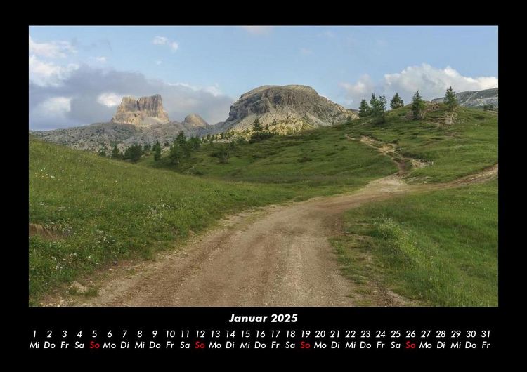 Produktbild: Berge 2025 Fotokalender DIN A3