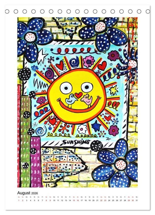 Produktbild: Hommage an die Superstars der Malerei - Atelier Zippo (Tischkalender 2026 DIN A5 hoch), CALVENDO Monatskalender