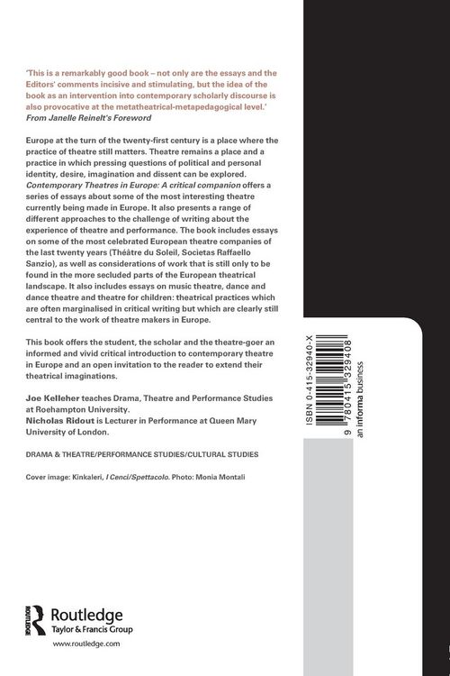 Produktbild: Contemporary Theatres in Europe