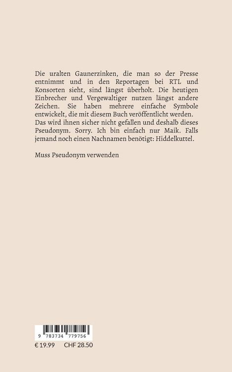 Produktbild: Das Handbuch der Gaunerzinken